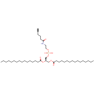 Chemical structure of DPPE-alkyne , CAS 2260670-39-9, AChemBlock AD287618