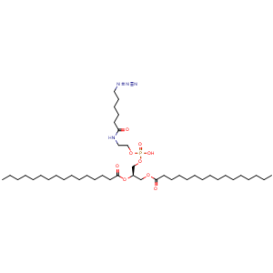 Chemical structure of DPPE-azide , CAS 2252461-33-7, AChemBlock AD287631