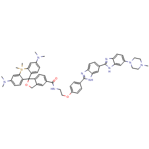 Chemical structure of 5-HMSiR-hochest , CAS 2996108-30-4, AChemBlock AD287658