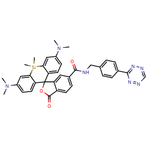 Chemical structure of SiR-tetrazine , CAS 2643948-31-4, AChemBlock AD287688