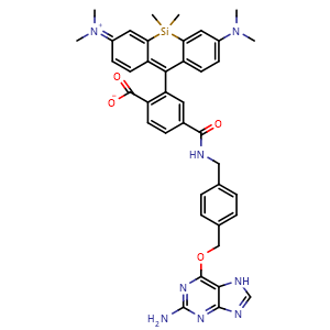 Chemical structure of SiR650-BG , CAS 1418275-29-2, AChemBlock AD287689