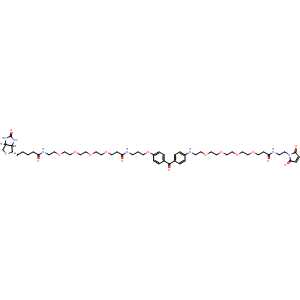 Chemical structure of UV-Tracer biotin-CONH-Mal , AChemBlock AD287696