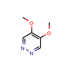 Chemical structure of 4,5-Dmethoxypyridazine , CAS 55271-48-2, AChemBlock AD287806
