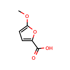 Chemical structure of 5-Methoxyfuran-2-carboxylic acid , CAS 94084-62-5, AChemBlock AD287842