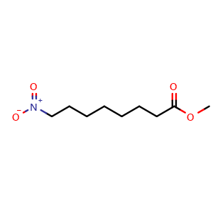 Chemical structure of Methyl 8-Nitrooctanoate , CAS 59080-48-7, AChemBlock AD287938