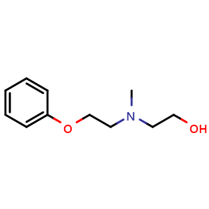 Chemical structure of 2-[Methyl(2-phenoxyethyl)amino]ethanol , CAS 113824-76-3, AChemBlock AD288114