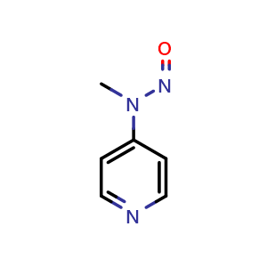 Chemical structure of N-Methyl-N-nitroso-4-pyridinamine , CAS 16219-99-1, AChemBlock AD288123
