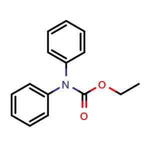 Chemical structure of Ethyl diphenylcarbamate , CAS 603-52-1, AChemBlock AD288182