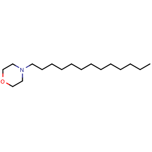 Chemical structure of 4-Tridecylmorpholine , CAS 25727-92-8, AChemBlock AD288329