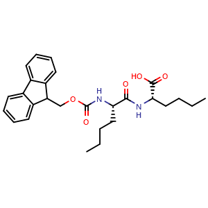 Chemical structure of Fmoc-Nle-Nle-OH , CAS 251316-91-3, AChemBlock AD288384