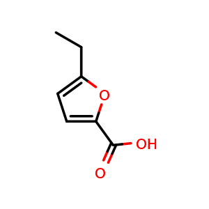 Chemical structure of 5-Ethylfuran-2-carboxylic acid , CAS 56311-37-6, AChemBlock AD288395