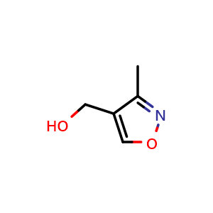 Chemical structure of (3-Methylisoxazol-4-yl)methanol , CAS 100367-83-7, AChemBlock AD288448