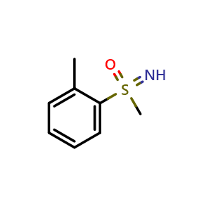 Chemical structure of imino(methyl)(o-tolyl)-lambda6-sulfanone , CAS 121034-23-9, AChemBlock AD288527