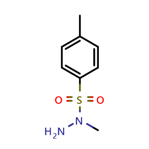 Chemical structure of N,4-Dimethylbenzenesulfonohydrazide , CAS 22547-51-9, AChemBlock AD288548
