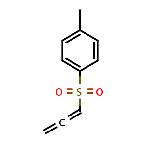 Chemical structure of 1-Methyl-4-(1,2-propadien-1-ylsulfonyl)benzene , CAS 16192-08-8, AChemBlock AD288551