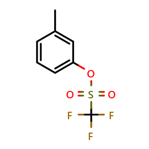 Chemical structure of m-Tolyl Trifluoromethanesulfonate , CAS 32578-31-7, AChemBlock AD288584