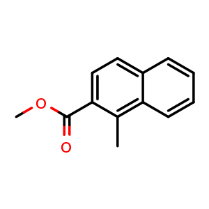 Chemical structure of Methyl 1-methyl-2-naphthoate , CAS 73721-17-2, AChemBlock AD288672