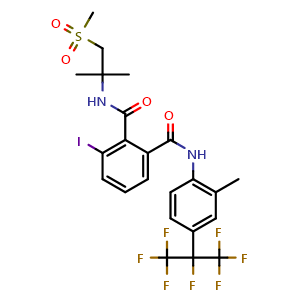 Chemical structure of Flubendiamide , CAS 272451-65-7, AChemBlock AD288695