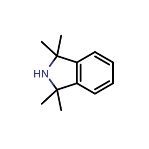 Chemical structure of 1,1,3,3-Tetramethylisoindoline , CAS 82894-84-6, AChemBlock AD288771