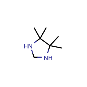 Chemical structure of 4,4,5,5-Tetramethylimidazolidine , CAS 351902-06-2, AChemBlock AD288779