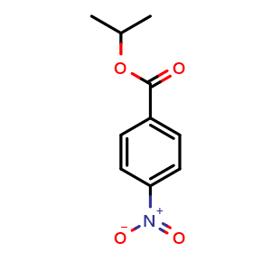 Chemical structure of Isopropyl 4-nitrobenzoate , CAS 13756-40-6, AChemBlock AD288814