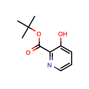 Chemical structure of tert-Butyl 3-hydroxypicolinate , CAS 847943-63-9, AChemBlock AD289072