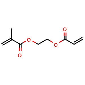 Chemical structure of 2-(Acryloyloxy)ethyl methacrylate , CAS 69040-48-8, AChemBlock AD289207