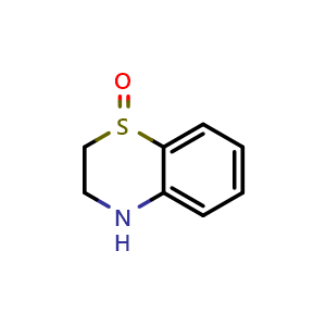 Chemical structure of 3,4-Dihydro-2H-1,4-benzothiazin-1-one , CAS 1006482-49-0, AChemBlock AD289218