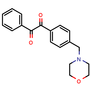 Chemical structure of 1-(4-(morpholinomethyl)phenyl)-2-phenylethane-1,2-dione , CAS 852105-78-3, AChemBlock AD289225