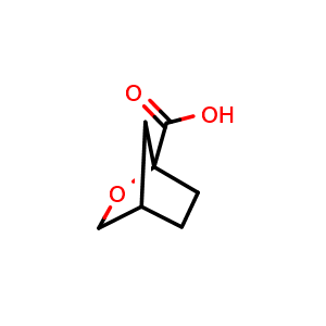 Chemical structure of 2-Oxabicyclo[2.2.1]heptane-1-carboxylic acid , CAS 2243509-26-2, AChemBlock AD289372