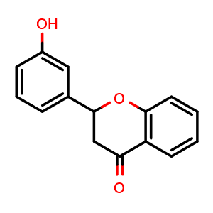 Chemical structure of 3′-Hydroxyflavanone , CAS 92496-65-6, AChemBlock AD289529