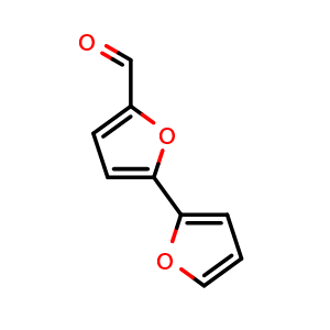 Chemical structure of 5-(Furan-2-yl)furan-2-carbaldehyde , CAS 16303-60-9, AChemBlock AD289573