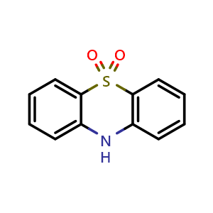 Chemical structure of 5,5-Dioxophenothiazine , CAS 1209-66-1, AChemBlock AD289680