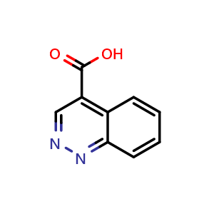 Chemical structure of Cinnoline-4-carboxylic acid , CAS 21905-86-2, AChemBlock AD289722