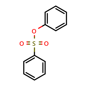 Chemical structure of Phenyl benzenesulfonate , CAS 4358-63-8, AChemBlock AD289729