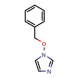 Chemical structure of 1-(Benzyloxy)-1H-imidazole , CAS 121779-19-9, AChemBlock AD289742