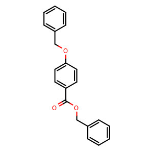 Chemical structure of 4-Benzyloxybenzoic acid benzyl ester , CAS 56442-22-9, AChemBlock AD289749