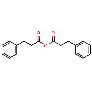 Chemical structure of 3-Phenylpropanoic anhydride , CAS 15781-96-1, AChemBlock AD289774
