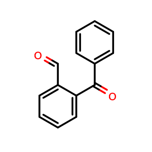Chemical structure of 2-Benzoylbenzaldehyde , CAS 16780-82-8, AChemBlock AD289812