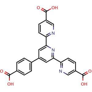 Chemical structure of 4'-(4-Carboxyphenyl)-[2,2':6',2