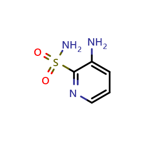 Chemical structure of 3-Amino-2-pyridinesulfonamide , CAS 94527-46-5, AChemBlock AD289981