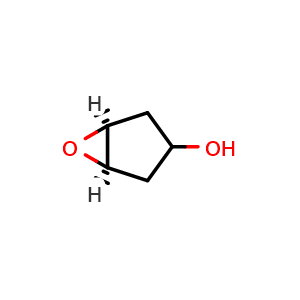 Chemical structure of cis-6-oxabicyclo[3.1.0]hexan-3-ol , CAS 25494-14-8, AChemBlock AD290165
