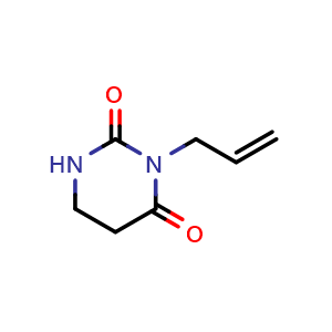Chemical structure of 3-allylhexahydropyrimidine-2,4-dione , CAS 1849288-95-4, AChemBlock AD290181