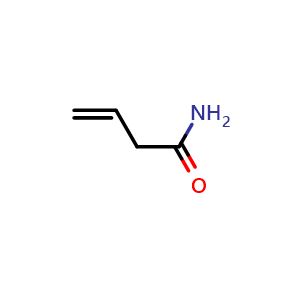 Chemical structure of But-3-enamide , CAS 28446-58-4, AChemBlock AD290185