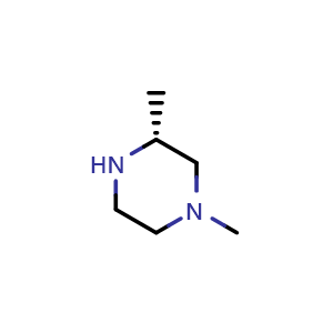 Chemical structure of (R)-1,3-Dimethylpiperazine , CAS 1033717-21-3, AChemBlock AD290238