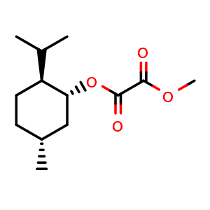 Chemical structure of (1R,2S,5R)-2-Isopropyl-5-methylcyclohexyl Methyl Oxalate , CAS 117530-32-2, AChemBlock AD290241