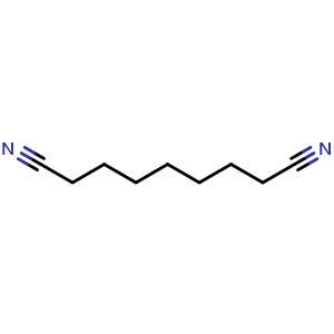 Chemical structure of Nonanedinitrile , CAS 1675-69-0, AChemBlock AD290272
