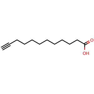 Chemical structure of Dodec-11-ynoic acid , CAS 16900-60-0, AChemBlock AD290293