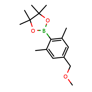 Chemical structure of 2-(4-(Methoxymethyl)-2,6-dimethylphenyl)-4,4,5,5-tetramethyl-1,3,2-dioxaborolane , AChemBlock AD290948