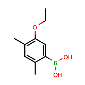 Chemical structure of (5-Ethoxy-2,4-dimethylphenyl)boronic acid , AChemBlock AD291075